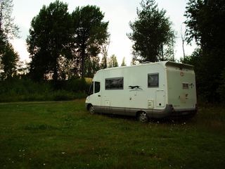 Picknickplatz Fiskodlingen bei Norrfors am Umeälv
